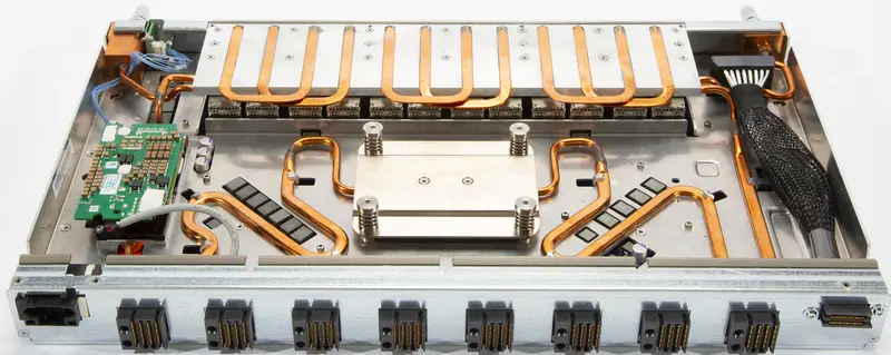 Switch blade, side facing compute blades